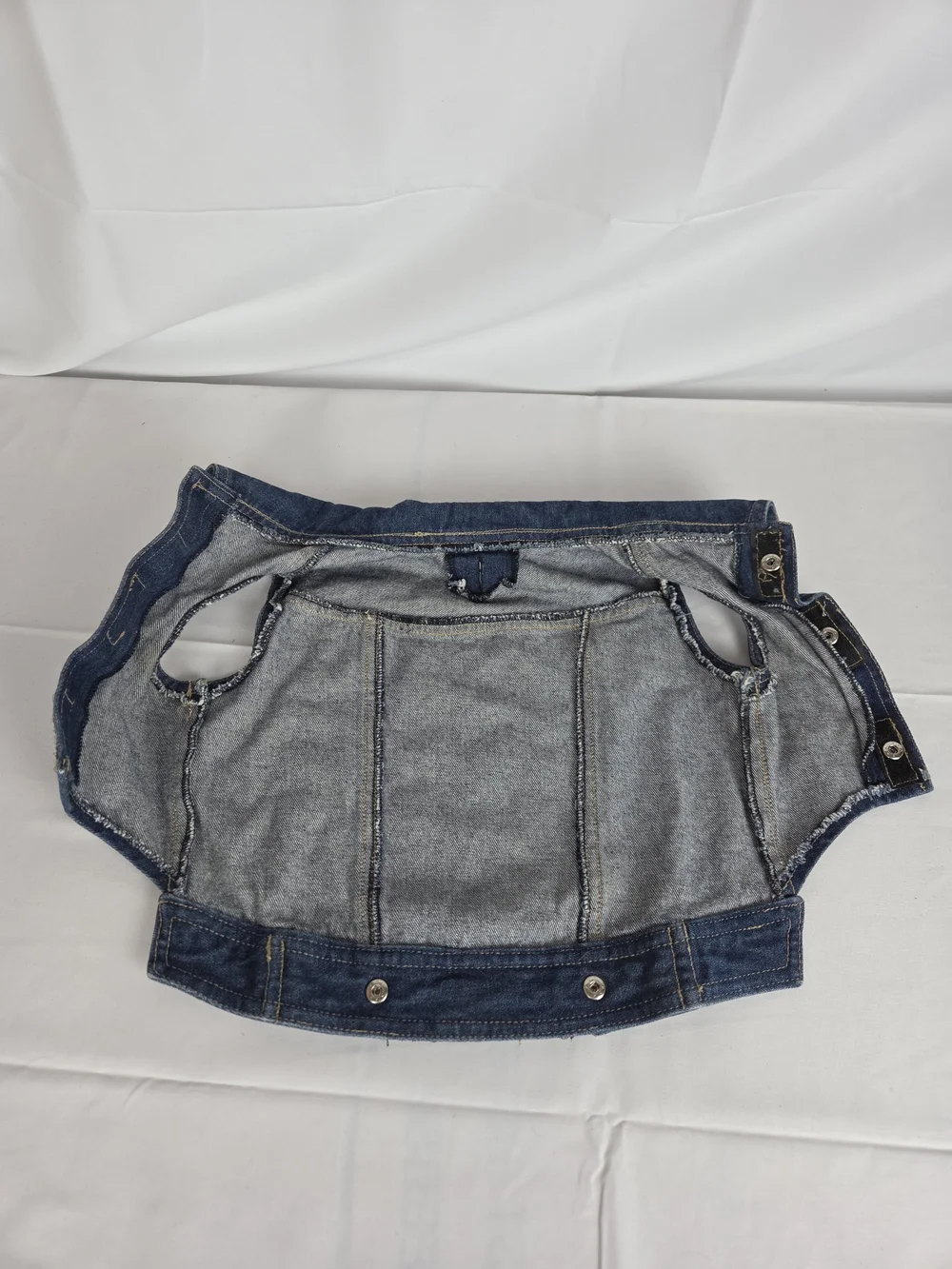 Dog denim Coat By Woolrich refer To Photos For Sizing.